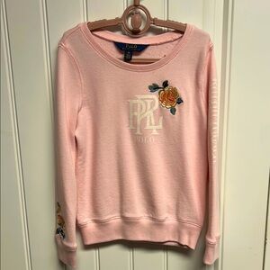 Polo Ralph Lauren Pink French Terry top Size 6X
